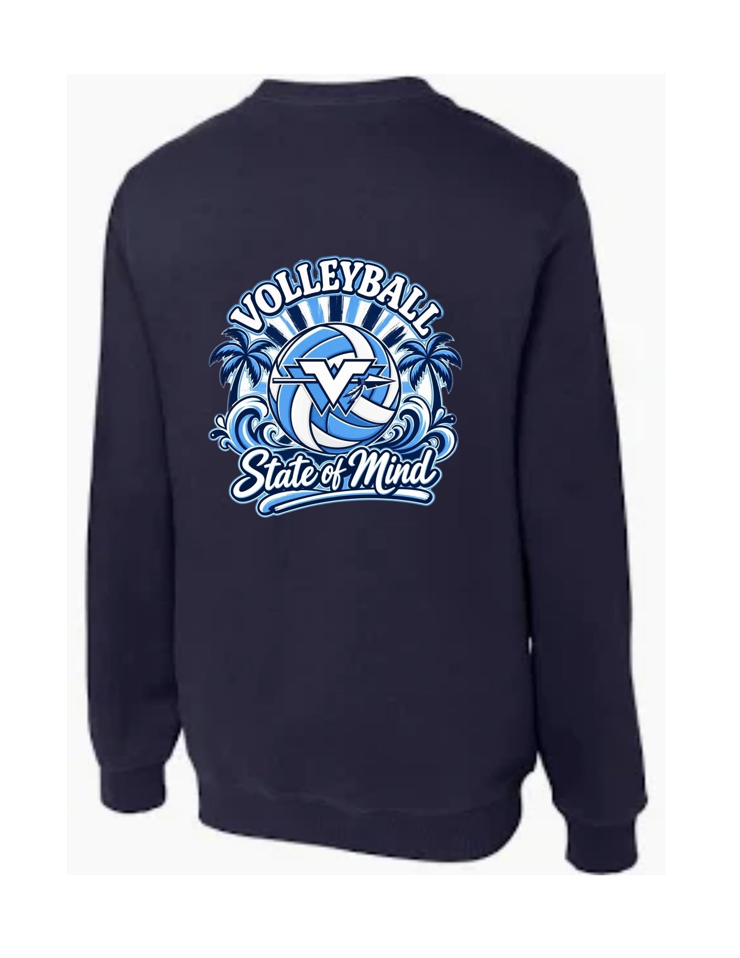 Wayne Valley Volleyball Crewneck Sweatshirt Style #5