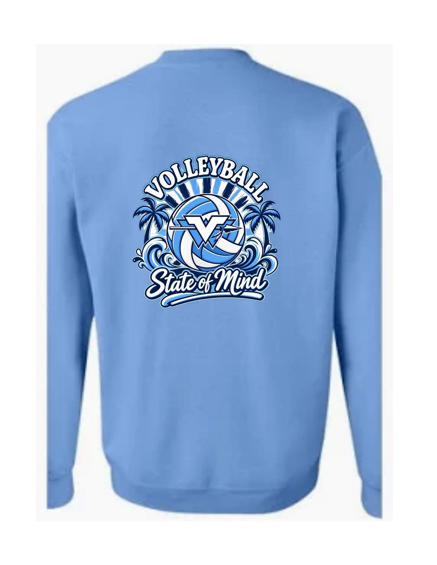 Wayne Valley Volleyball Crewneck Sweatshirt Style #5