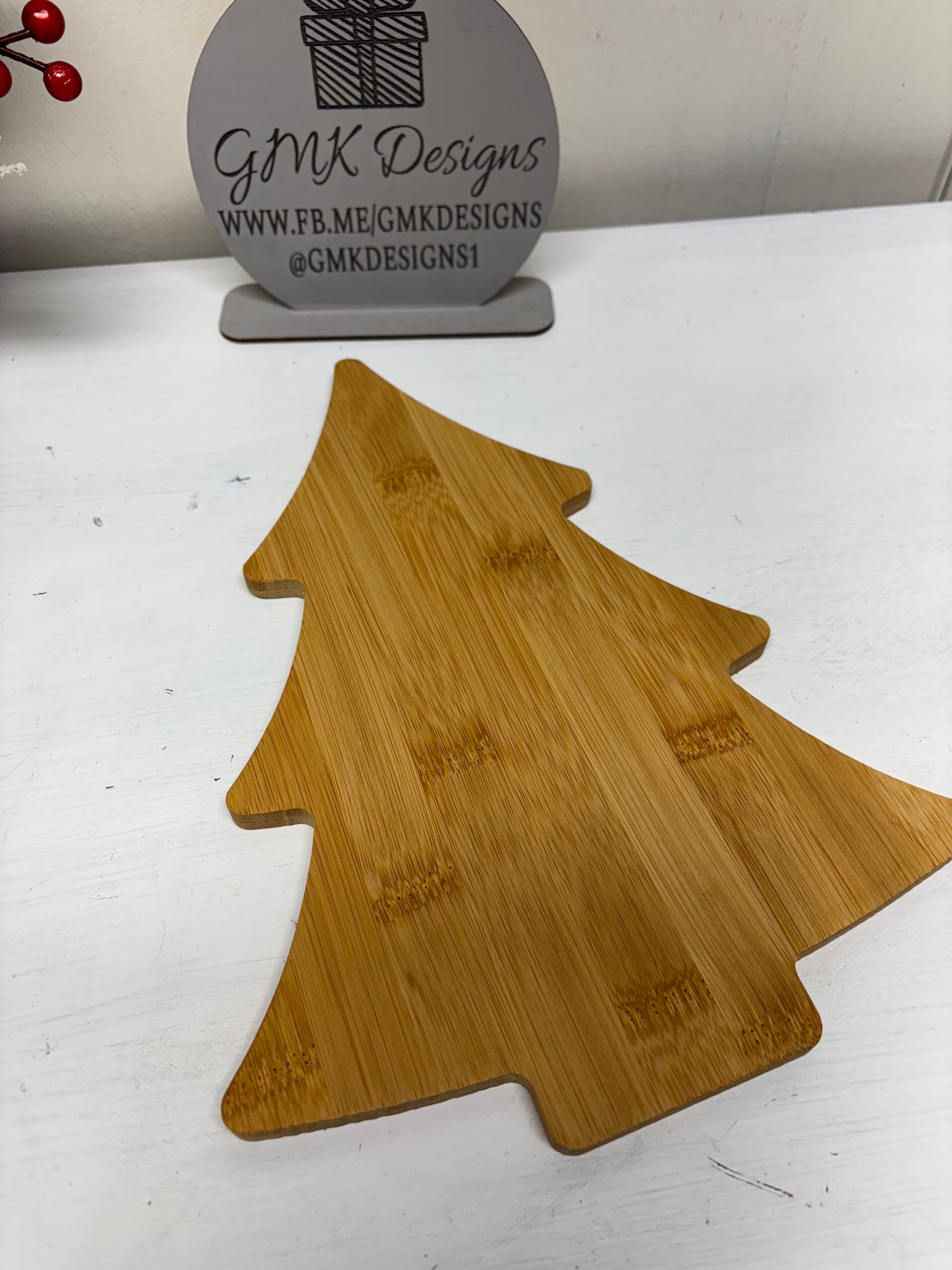 Personalized Christmas Wooden Tray