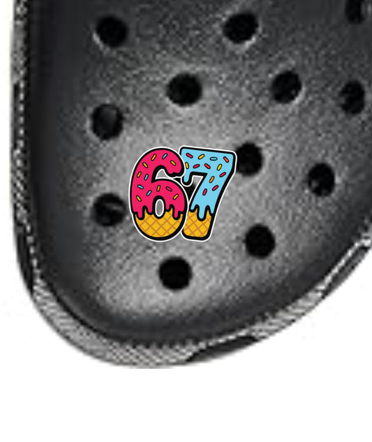 67 Croc charm