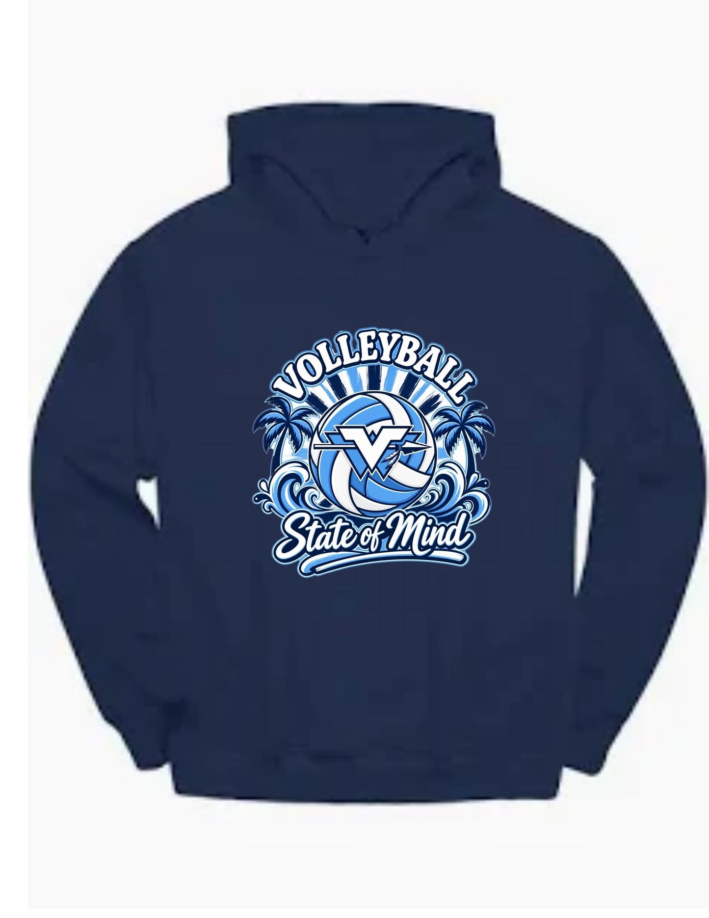 Wayne Valley Volleyball Hooded Sweatshirt Style #5