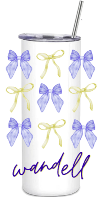 Wandell Bows Skinny Tumbler