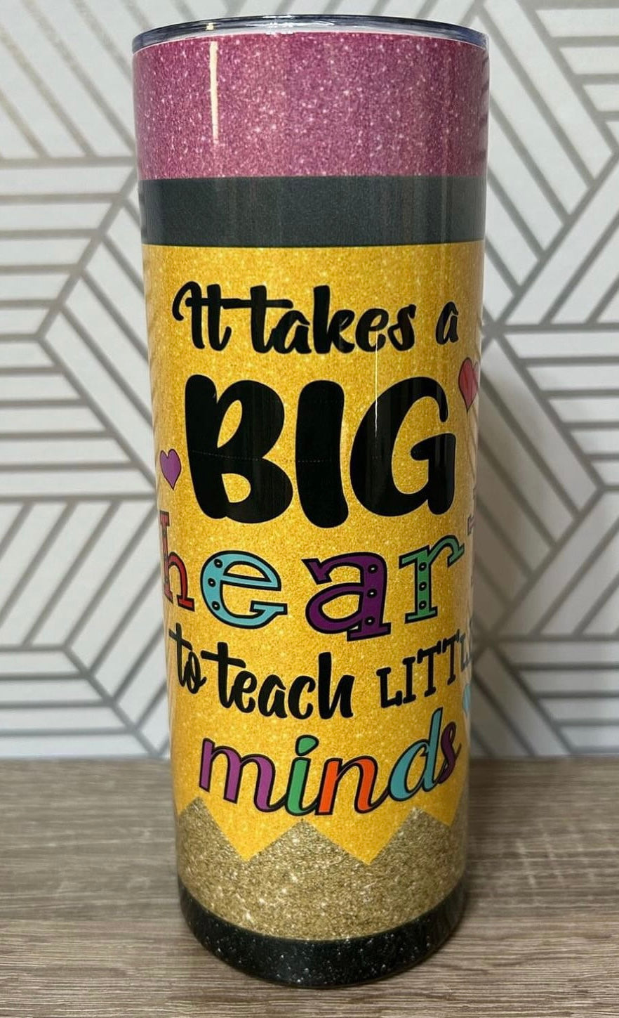 Teacher Sublimation 20 ounce Skinny Tumbler