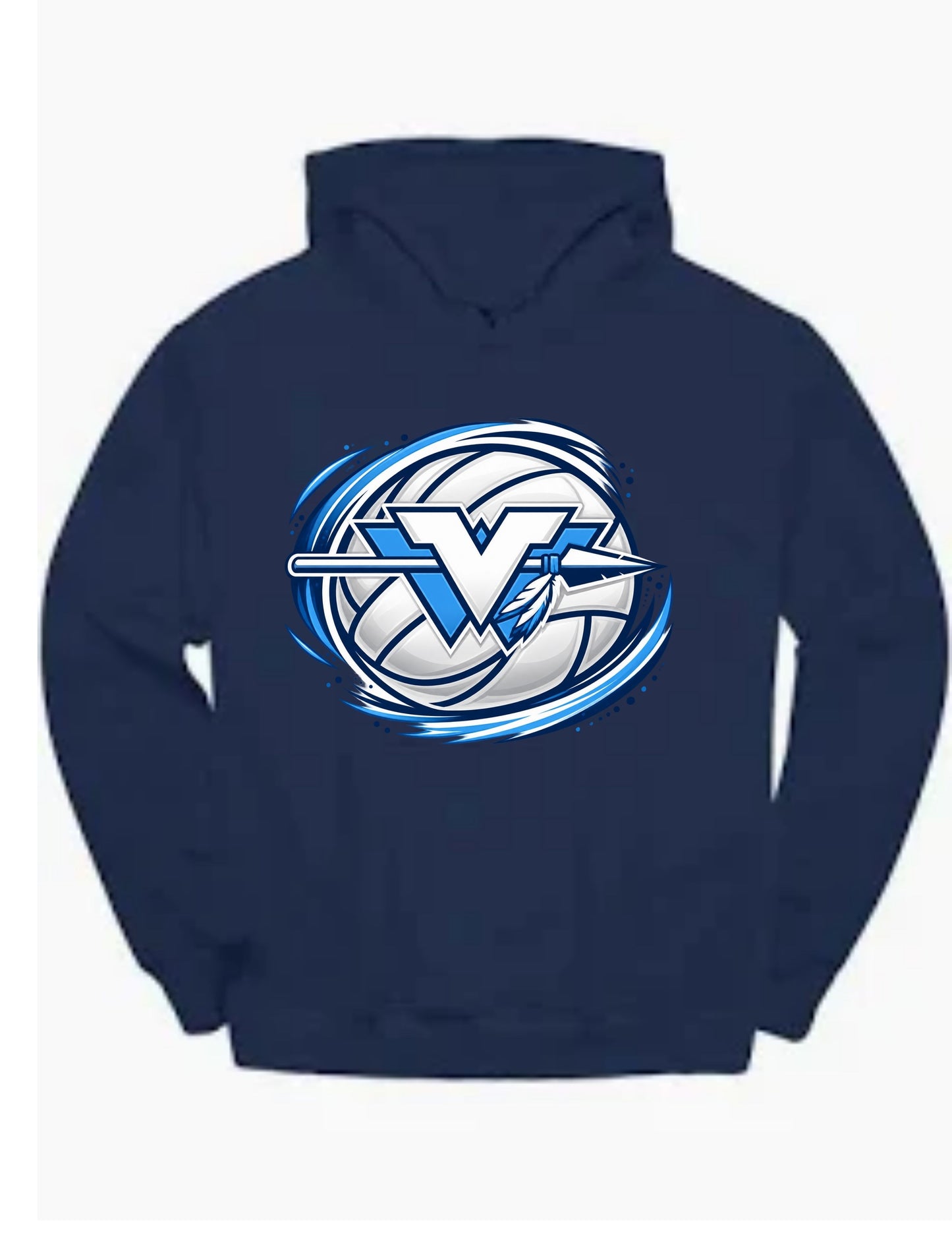 Wayne Valley Volleyball Hooded Sweatshirt Style #6