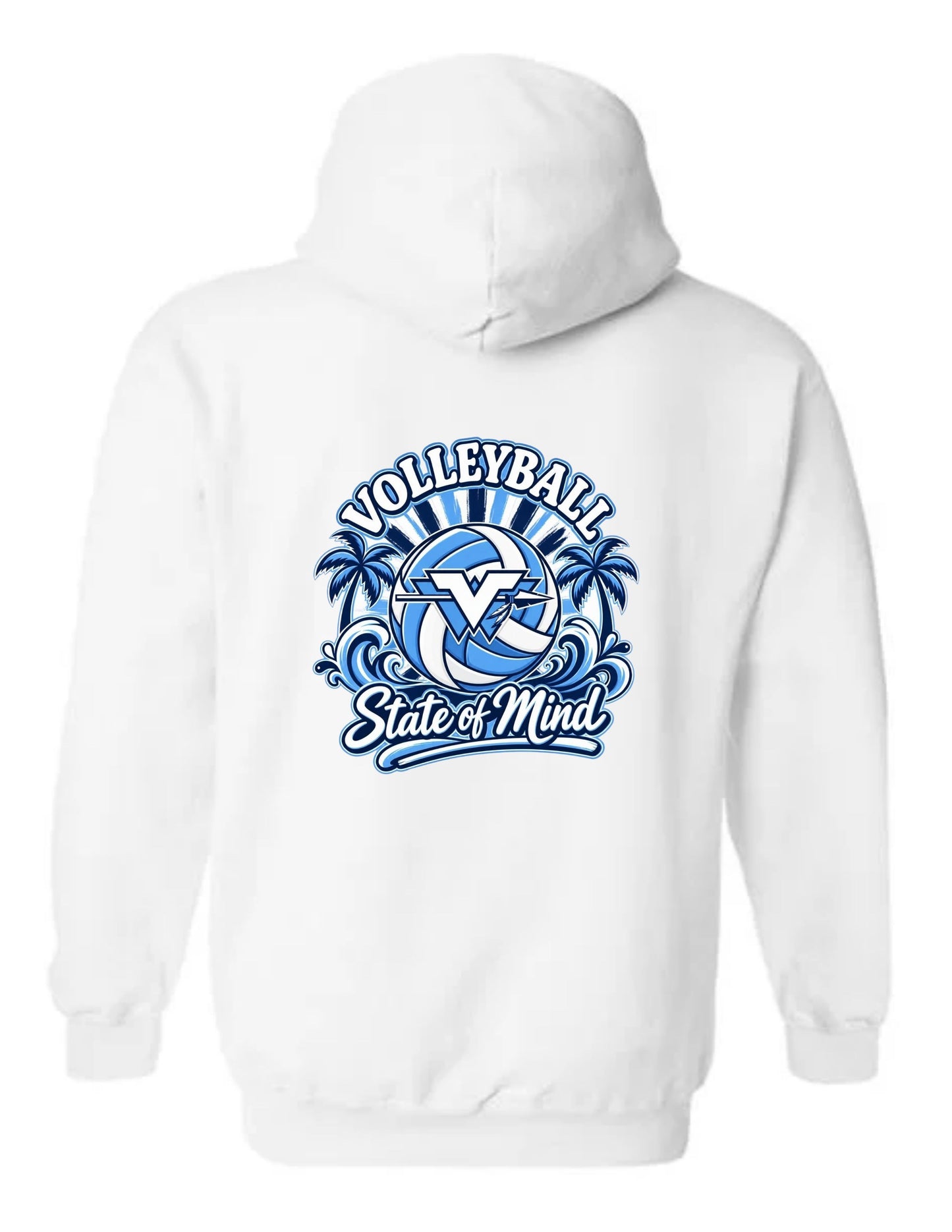 Wayne Valley Volleyball Hooded Sweatshirt Style #5