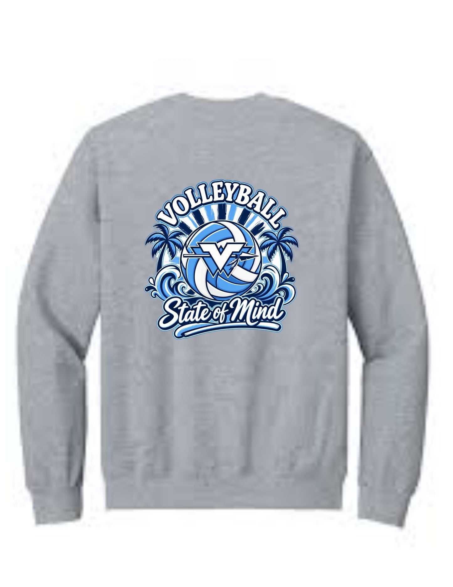 Wayne Valley Volleyball Crewneck Sweatshirt Style #5