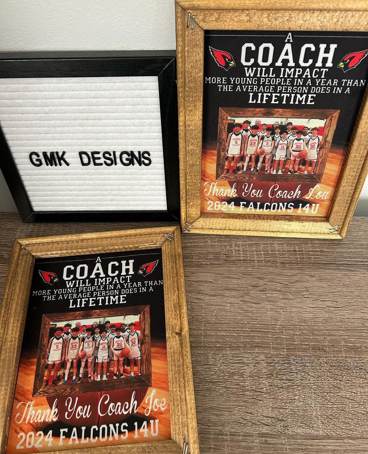 Coach Sublimation Canvas Sign