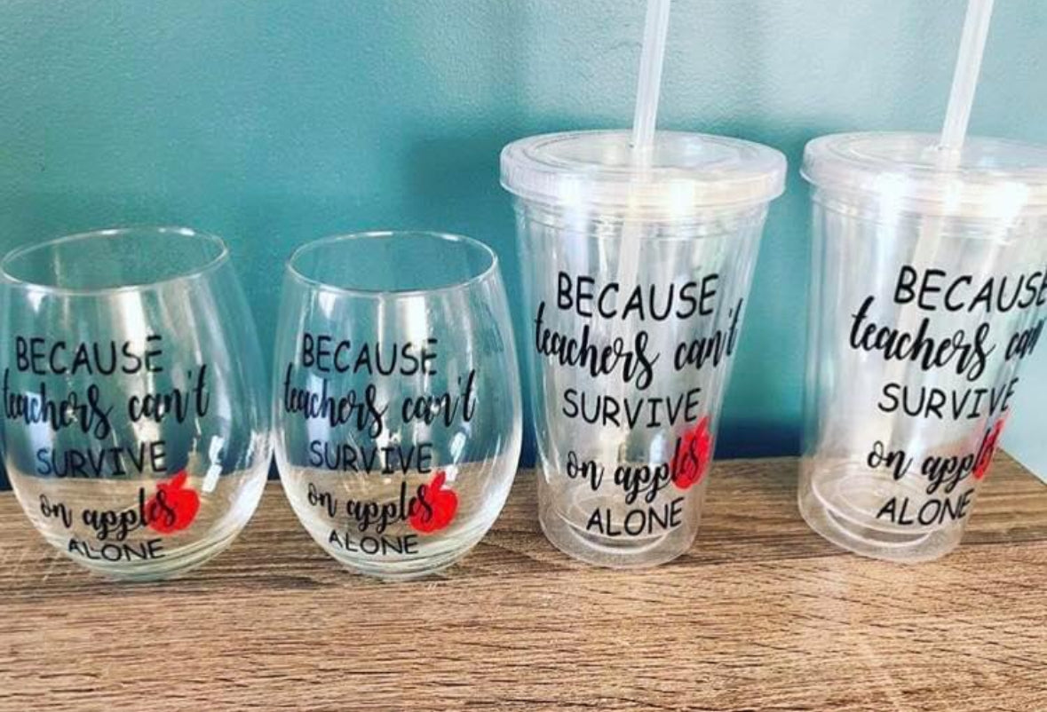 Teachers Wine Glasses