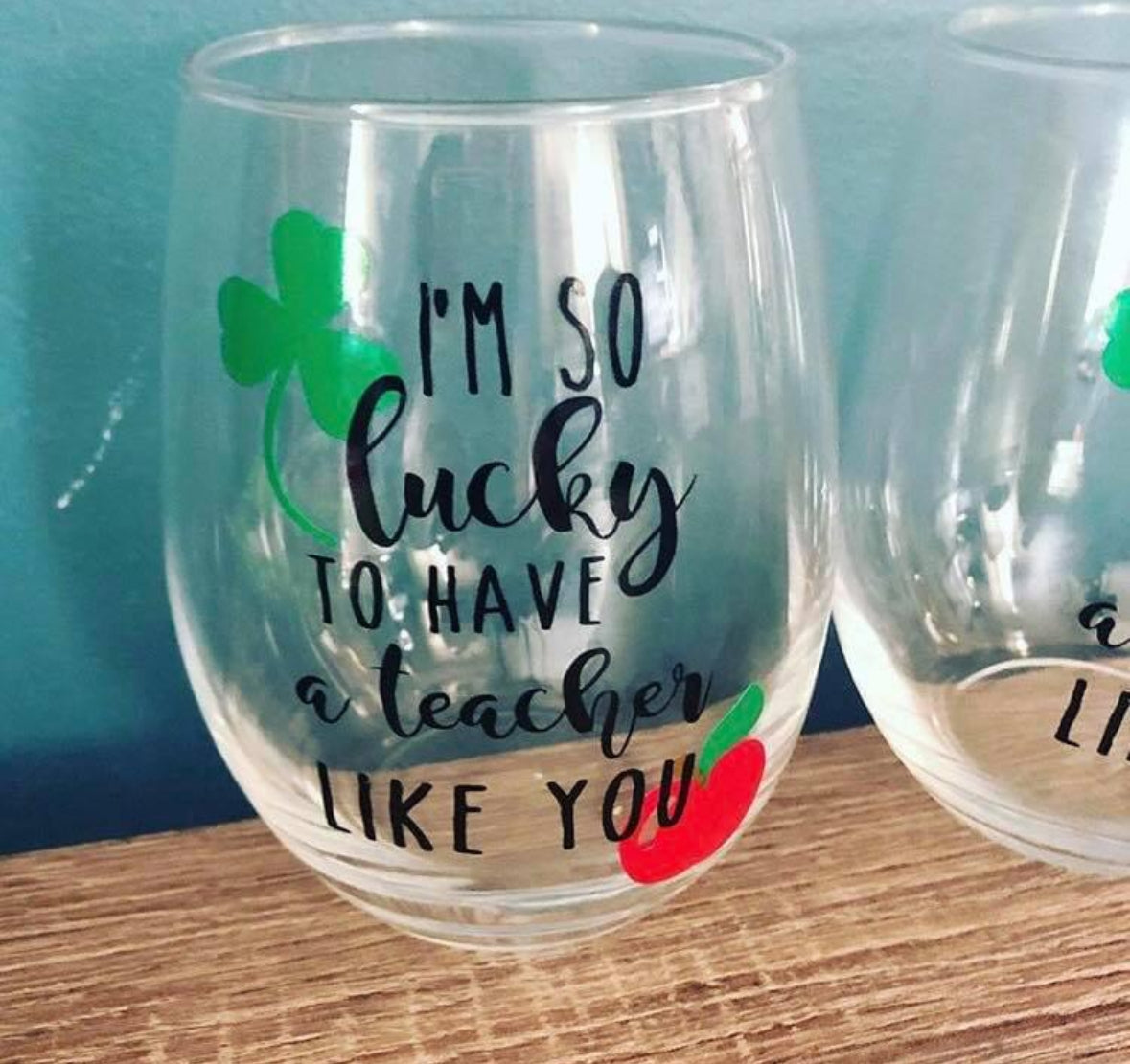 Teachers Wine Glasses