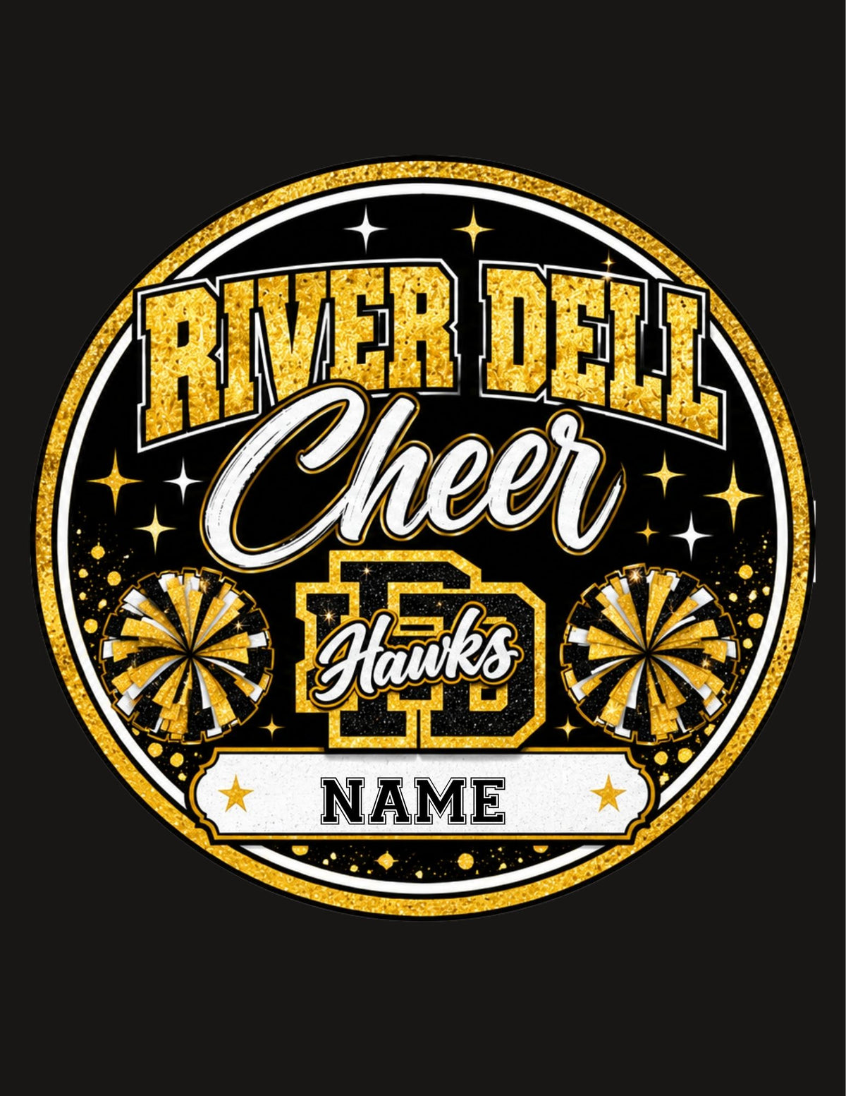 River Dell Cheer Car Magnet