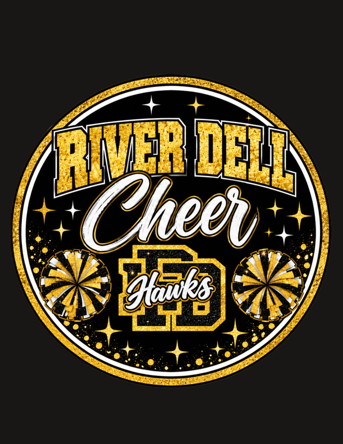 River Dell Cheer Car Magnet