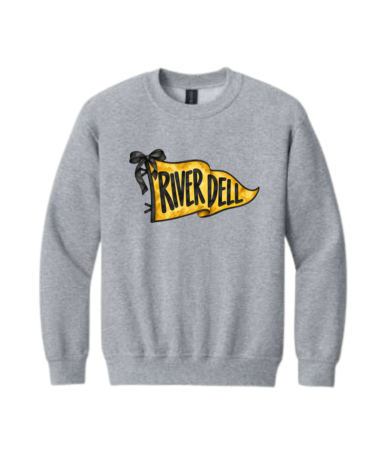 Youth River Dell Watercolor Pennant Crewneck