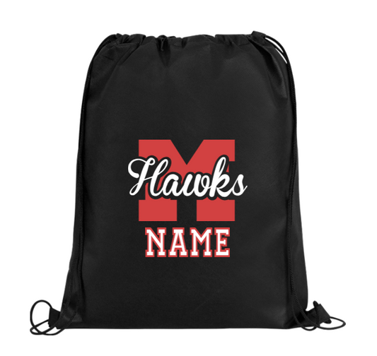 Maywood Hawks Drawstring Backpack