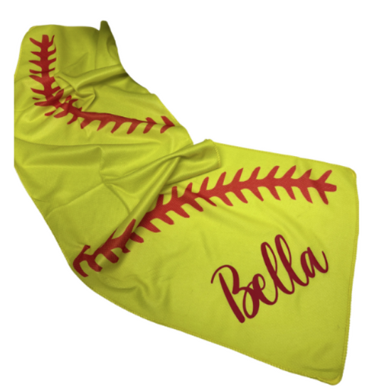 Softball Cooling Towel Personalized