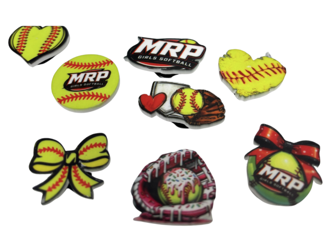 MRP Softball Croc Charms