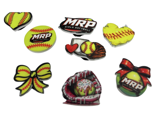 MRP Softball Croc Charms
