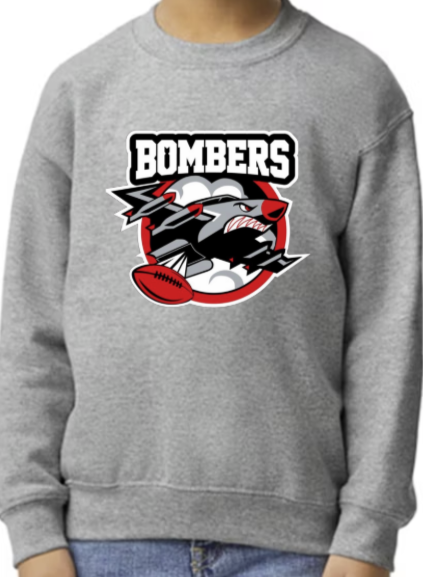 Bombers Youth Logo Crewneck Sweatshirt