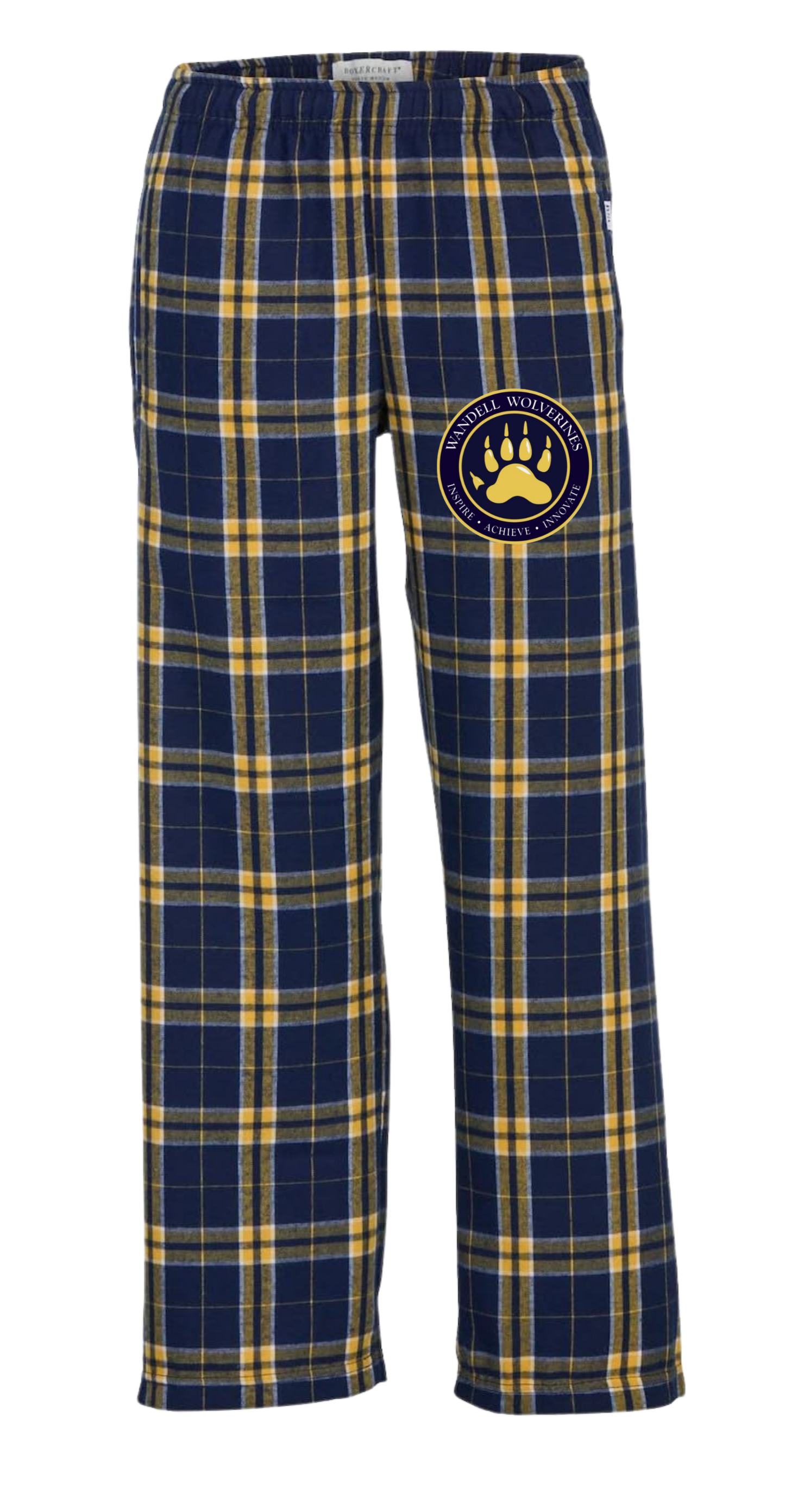 Wandell Youth Plaid Flannel Pajamas