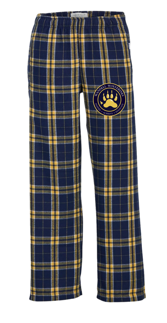 Wandell Youth Plaid Flannel Pajamas
