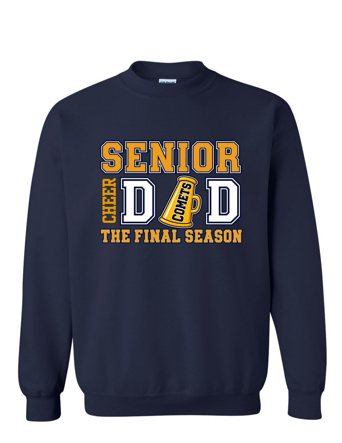 HHS Comets Senior MOM/DAD Cheer Crewneck Sweatshirt