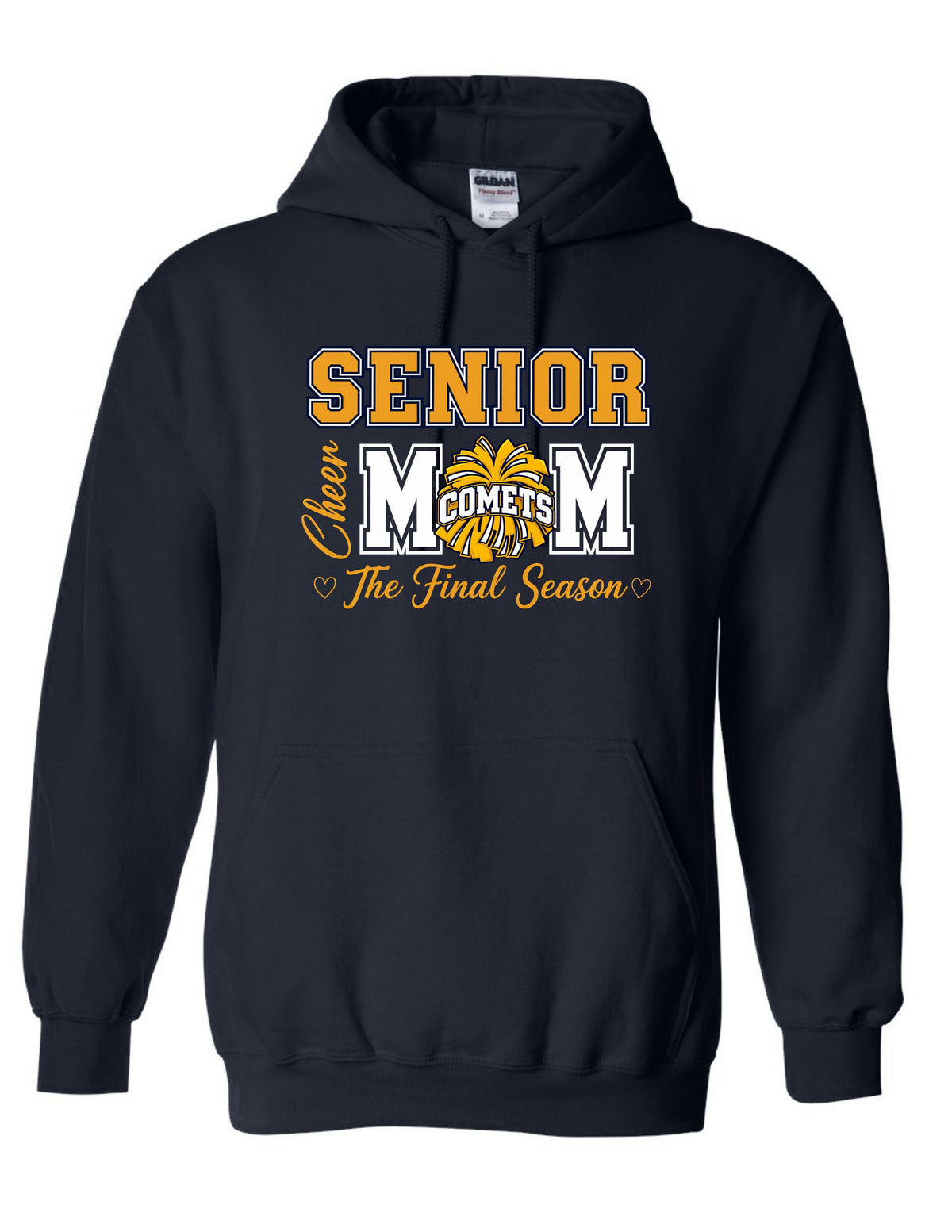 HHS Comets Senior MOM/DAD Cheer Hoodie