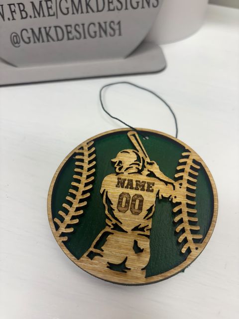 Panthers Baseball Ornament