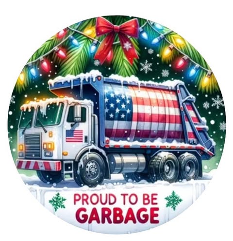 Proud to be Garbage Ornament