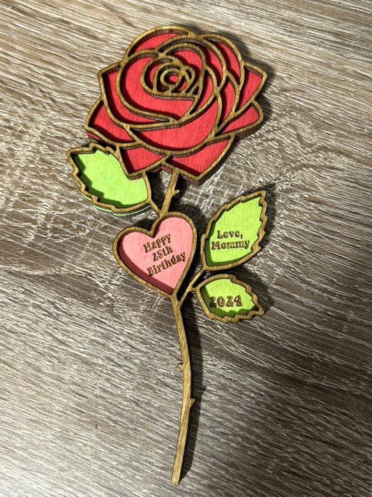 Valentine Personalized Rose