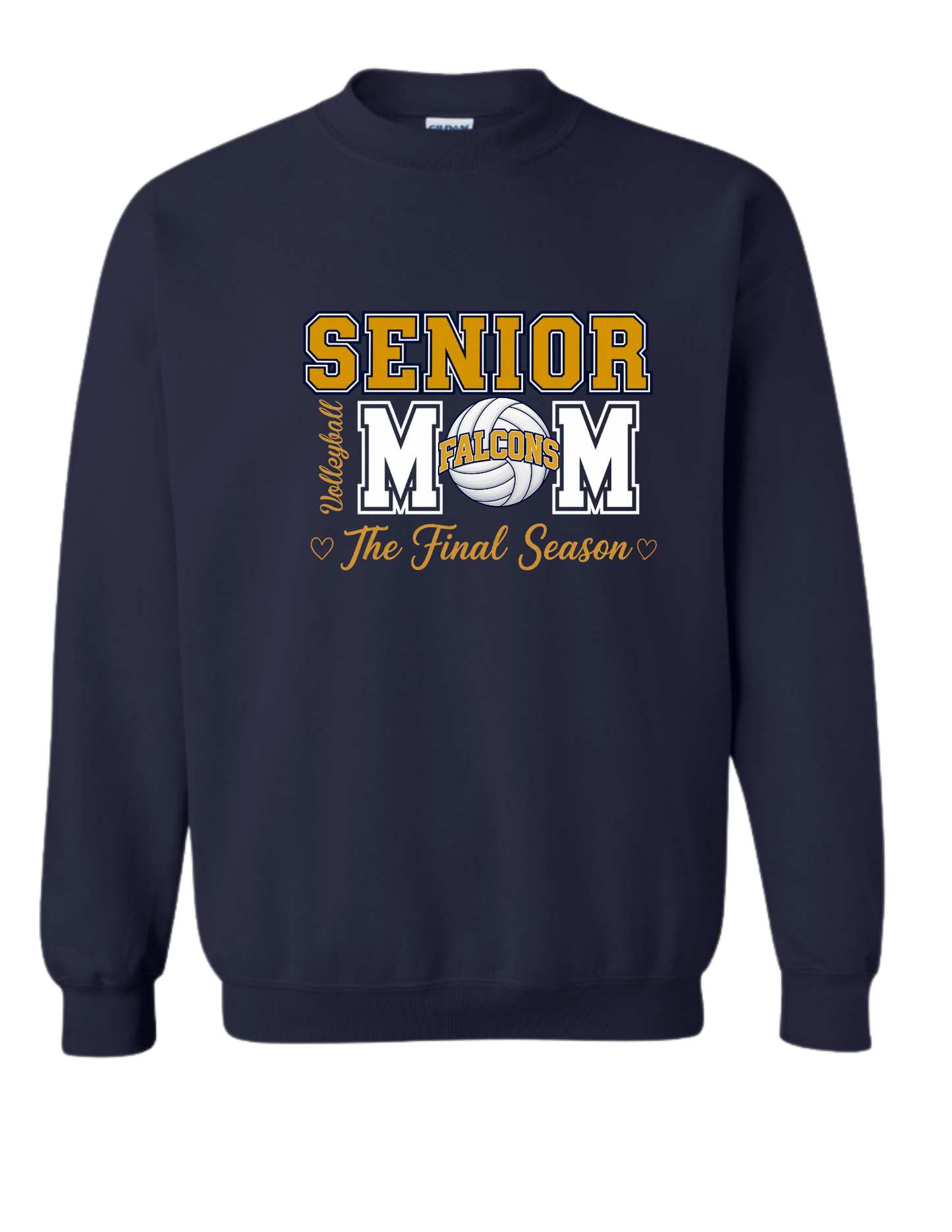 SBHS Senior Volleyball Mom Crewneck Sweatshirt