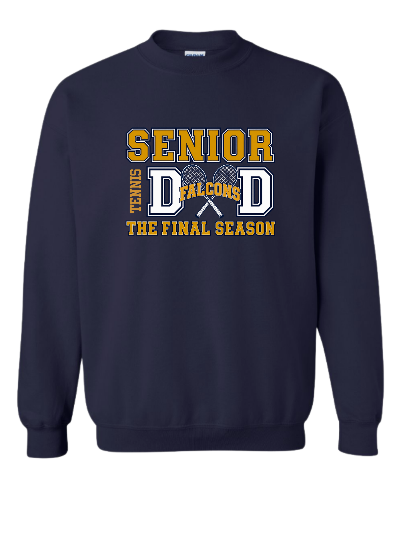 SBHS Senior Tennis Dad Crewneck Sweatshirt