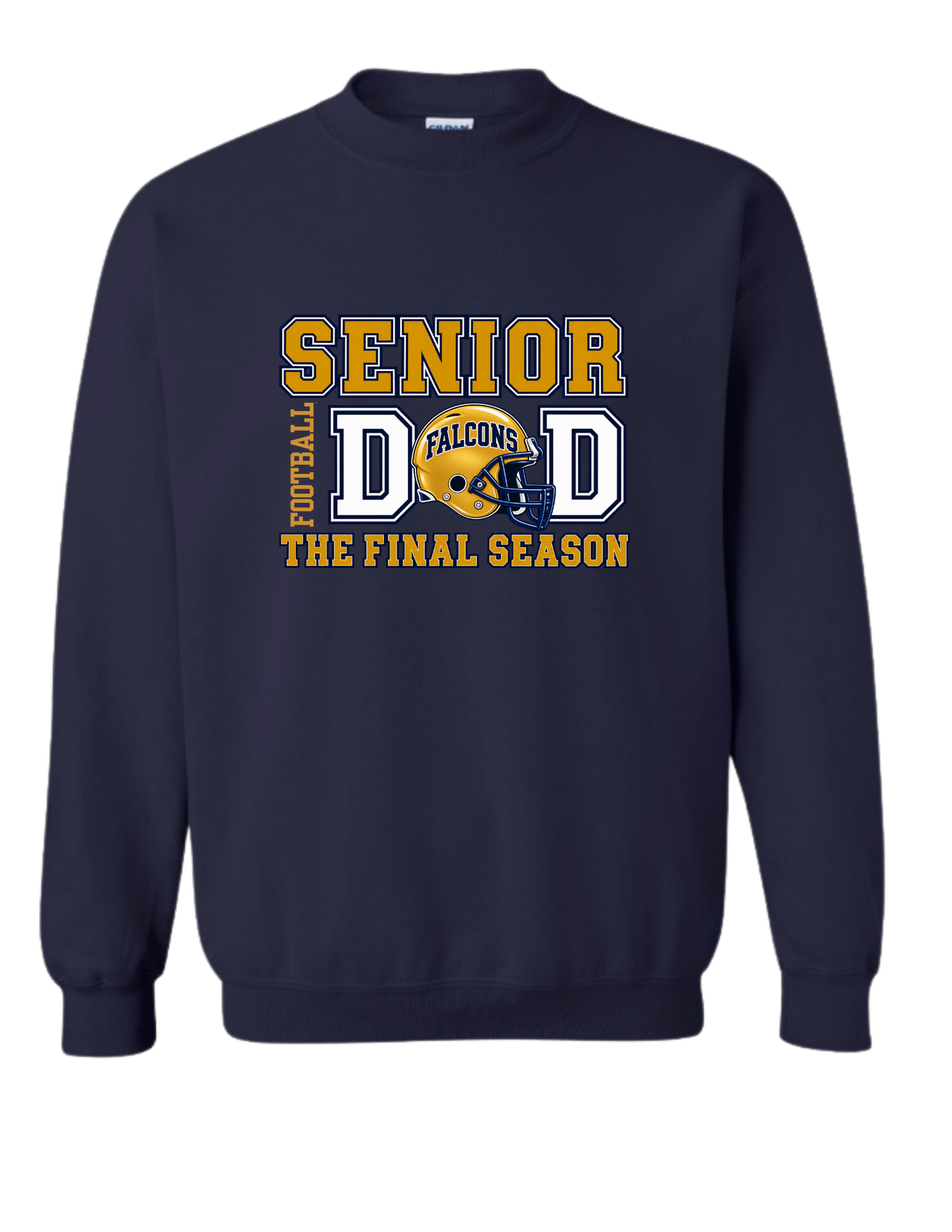 SBHS Senior Football Dad Crewneck Sweatshirt