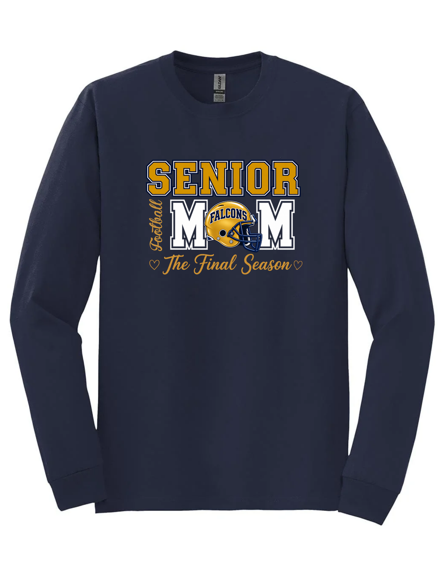 SBHS Senior Football Mom Long Sleeve T-Shirt