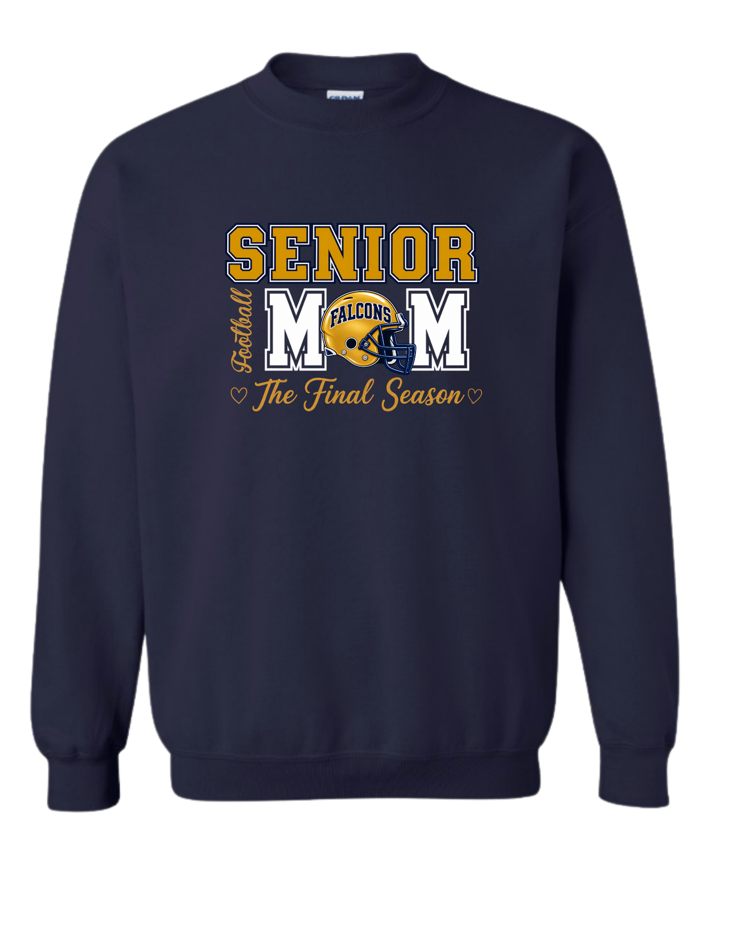 SBHS Senior Football Mom Crewneck Sweatshirt