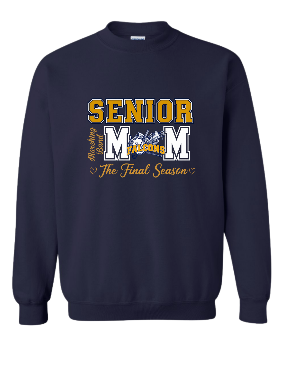 SBHS Senior Marching Band Mom Crewneck Sweatshirt