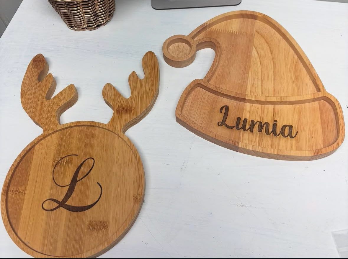 Personalized Christmas Wooden Tray