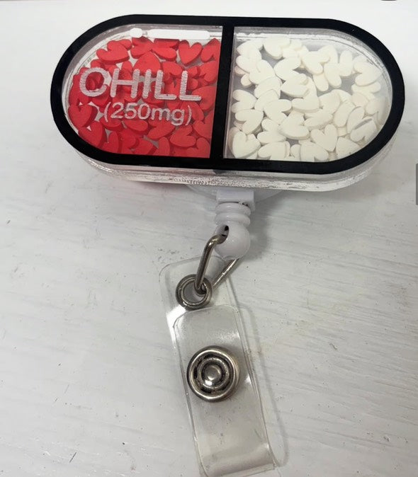 Acrylic Badge Reel Shakers