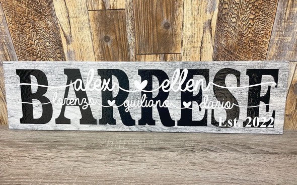 Personalized Wood Sign